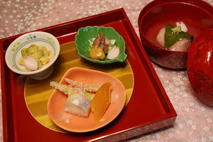 春の会席料理