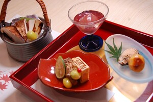 「秋の会席料理」