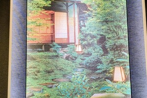 「光格天皇ゆかりのお茶室」が織物に