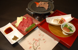 「冬の会席料理」